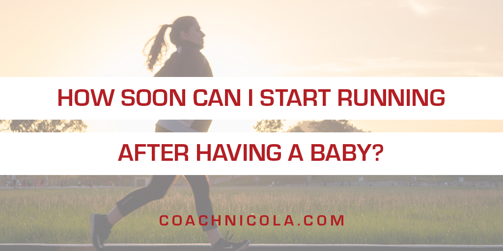 When can I start running after having a baby?