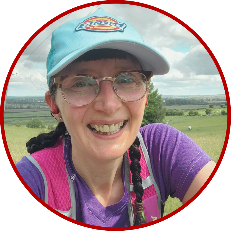 Coach Nicola on a run